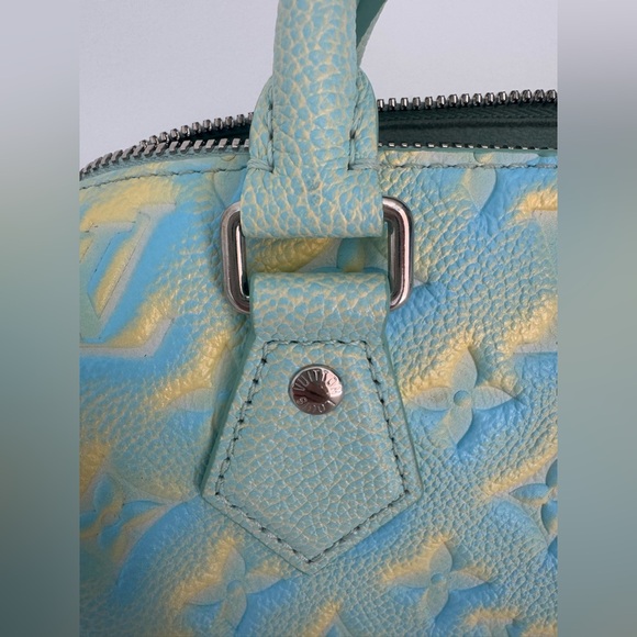 LOUIS VUITTON STARDUST SPEEDY BANDOULIÈRE 20 Empriente bag crossbody Green NWT - Picture 8 of 15